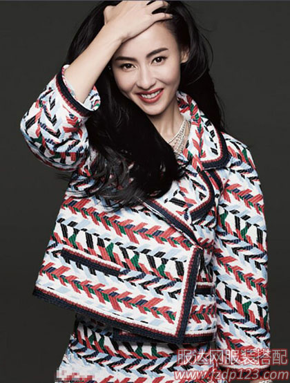 张柏芝同款<a href='http://www.fzdp123.com/f/cydb/dpjq/37.html' target='_blank'><u>名媛</u></a>小香风大翻领长袖秋冬羊毛外套