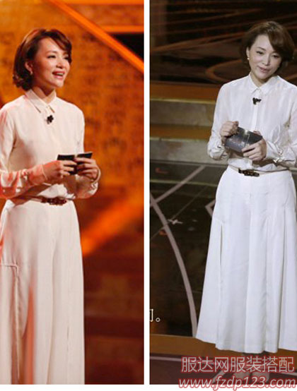 朗读者董卿同款白色<a href='http://www.fzdp123.com/f/cydb/dpjq/44.html' target='_blank'><u>简约</u></a>宽松衬衫
