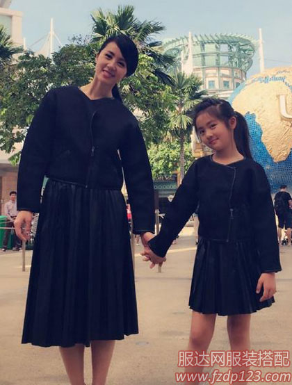李小璐和孙莉谁美，再来看她们给女儿的穿衣打扮怎么差距就那么大